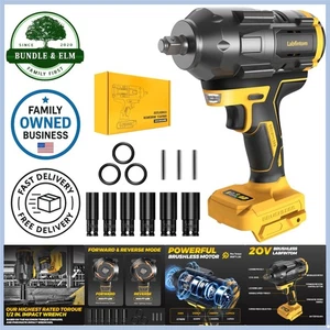 Chiave a percussione metallo coppia alta 1/2 pollice senza fili per uso domestico auto - Foto 1 di 9