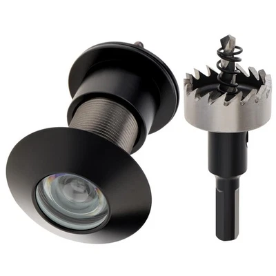 Mirilla Visor Puerta, Latón Macizo 220 Grados Mirilla Grande con Taladradora 1-1/10"... Foto 1 de 4