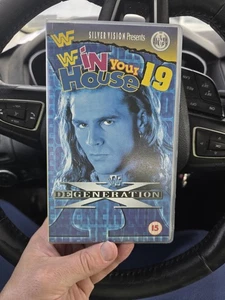 WWE WWF In Your House 19 VHS Video Tape Wrestling 1998 Degeneration X - Picture 1 of 3