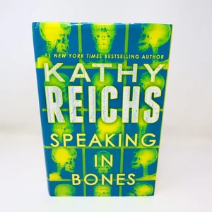 Speaking in Bones Kathy Reichs 2015 tapa dura DJ thriller forense Simon - Imagen 1 de 24