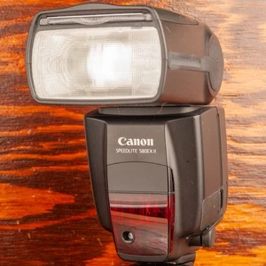 Canon 580EX II Speedlite Hot Shoe Camera Flash Tested Working - Picture 1 of 8