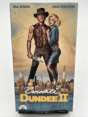 Crocodile Dundee 2 II VHS 1991 NEW Sealed Paul Hogan Paramount Australia Comedy - Image 1 of 3