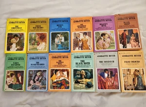 Georgette Heyer  Lot of 12 Vtg 1960s Bantam Historical Romance Paperback Books - Bild 1 von 19