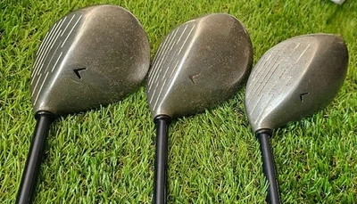 Callaway Big Bertha 3 Club Deal steel heads, #11 # 9 # 7, with Head Covers - Image 1 of 4