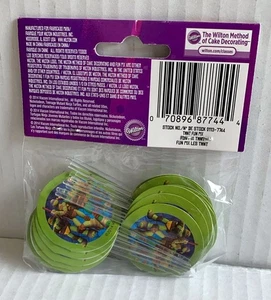 Wilton - Teenage Mutant Ninja Turtles Fun Pix (24-PCS) - Cupcake Picks - NEW - Picture 1 of 3