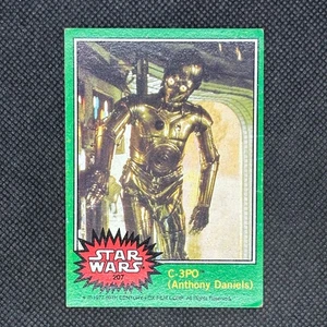 1977 Topps Star Wars Card #207 C-3PO Anthony Daniels CORRECTED Error Golden Rod - Picture 1 of 10