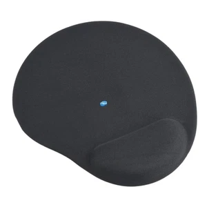 Mousepad Tappetino Mouse Con Supporto Polso Antiscivolo Ergonomico Nero_ - Foto 1 di 4
