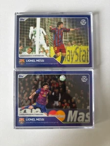 2x Lionel Messi Topps Now FC Barcelona Champions League - Picture 1 of 1