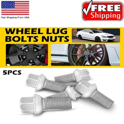 Plata para Mercedes Benz SLK55 SLK350 SLK250 SLK200 tuercas pernos 5 piezas EE. UU. Foto 1 de 4