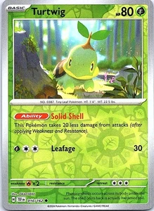 Turtwig Reverse Holo Common SV05: Temporal Forces 010/162 NM - Picture 1 of 2