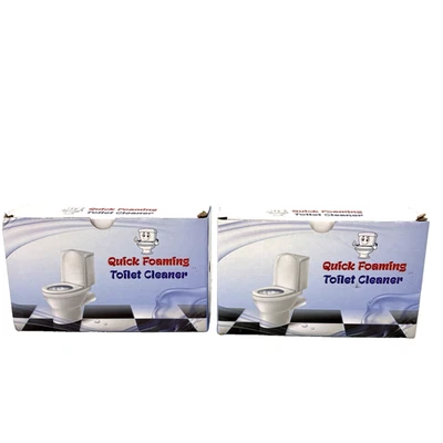 2X Quick Foaming Powder Toilet Cleaner With Scoop 26 oz • New In Box - Image 1 of 4