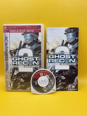 Tom Clancy's Ghost Recon Advanced Warfighter 2 Sony PSP TESTED & WORKING CIB - Image 1 of 4