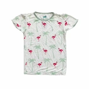 Neu ohne Etikett Catch A Tiger by Kickee Hose Bambus Flamingo Flatterärmel T-Shirt Größe 5 - Bild 1 von 4