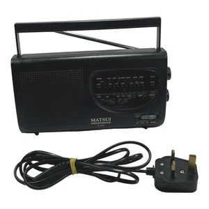 Matsui R200 - Radio de 3 bandas (FM, MW, LW) con cable de red probado funcionando en muy buena condición - Imagen 1 de 9
