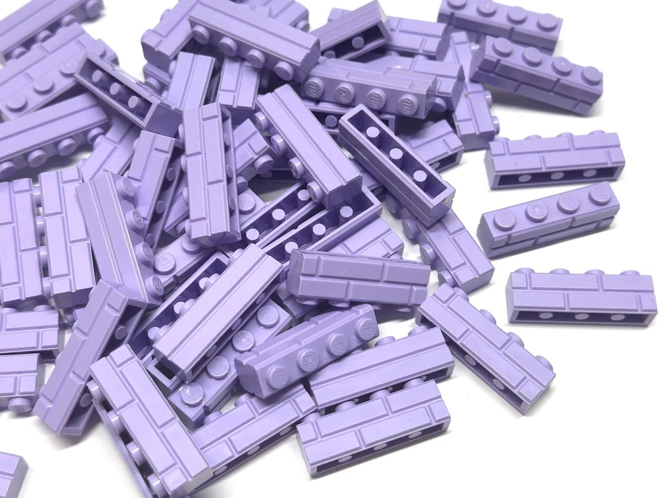 50x Lego Classic 1 x 4 Building Blocks, Lavender - Image 1 of 1