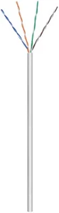 10x CAT 6 Patchkabel 4x2xAWG24/7 U/UTP; CAT 6 PATCH U/UTP GRAU CCA 100m - Bild 1 von 2