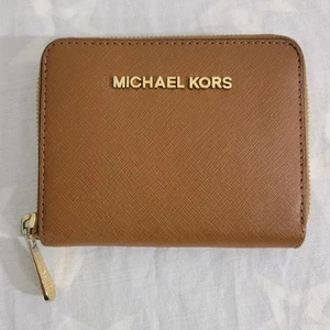 Michael Kors | Pebbled Leather Small Zip Around Wallet - Picture 1 of 10