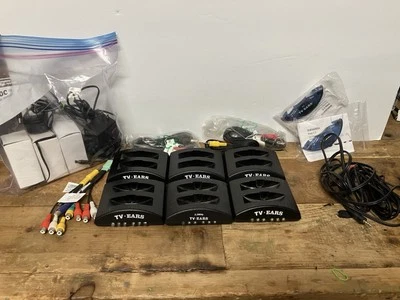 TV Ears Transmitter Charger Cradle Base Dock w/Power Adapter Cord 10310 Lot If 6 - Image 1 of 2