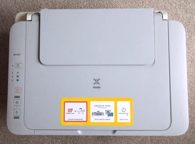 Canon Pixma MG2450 Colour Inkjet Multifunction Printer with Power Lead - Image 1 of 4