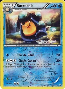 Carte Pokemon BATRACNÉ Noble Victoires Noir & Blanc PV 80 23/101 UNCO HOLO VF - Imagen 1 de 1
