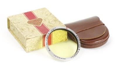 Rolleiflex Light Yellow / Gelb Heil Filter Bay 3 Bayonett 3 R3 RIII for 2.8F Box - Image 1 of 2
