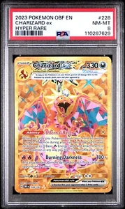 Charizard ex 228/197 Sv03: Obsidian Flames Holo PSA 8 - Picture 1 of 2