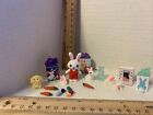 Dollhouse Miniature Easter Bunny Rabbit Lot Gift Bags Handmade Eggs Carrots 1:12