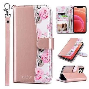 ULAK Compatible with iPhone 13 Pro Max Wallet Case for Women with Credit Card... - Picture 1 of 9