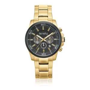 Tensity Stainless Steel & Gold Plated Chronograph Watch - Picture 1 of 1