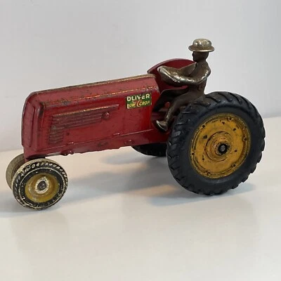 ANTIGUO TRACTOR AGRÍCOLA DE 70 FILAS DE JUGUETE DE HIERRO FUNDIDO ARCADE AÑOS 30 como está Foto 1 de 4