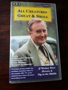 ALL CREATURES GREAT & SMALL : SERIES 3 VOL 3 : IF WISHES WERE HORSES (VHS TAPE) - Picture 1 of 3