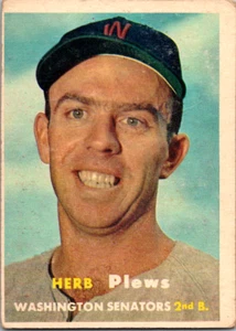 1957 Topps #169 Kräuterplews sehr gute Senatoren - Bild 1 von 2