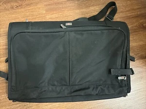 Victorinox Swiss Army Garment Bag Black Canvas Travel Suit 23” w/Strap - Picture 1 of 4