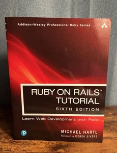 Ruby on Rails Tutorial: Learn Web - Paperback, by Hartl Michael 6th Edition 2021 - Imagen 1 de 10