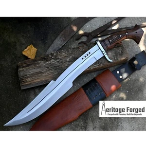 Große handgefertigte Machete-Jagdmachete-Kampfmesser-großes Jagdmesser-geschmiedet - Bild 1 von 11