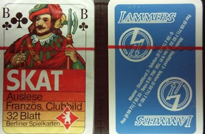 3 neue Skatspiele WERBUNG LAMMERS GmbH Elektromaschinenfabrik 48432 Rheine (OVP) - Bild 1 von 3