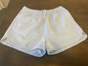 Vineyard Vines Performance Shorts Girl’s Size XL 16 Baby Blue With Pockets - Picture 1 of 5