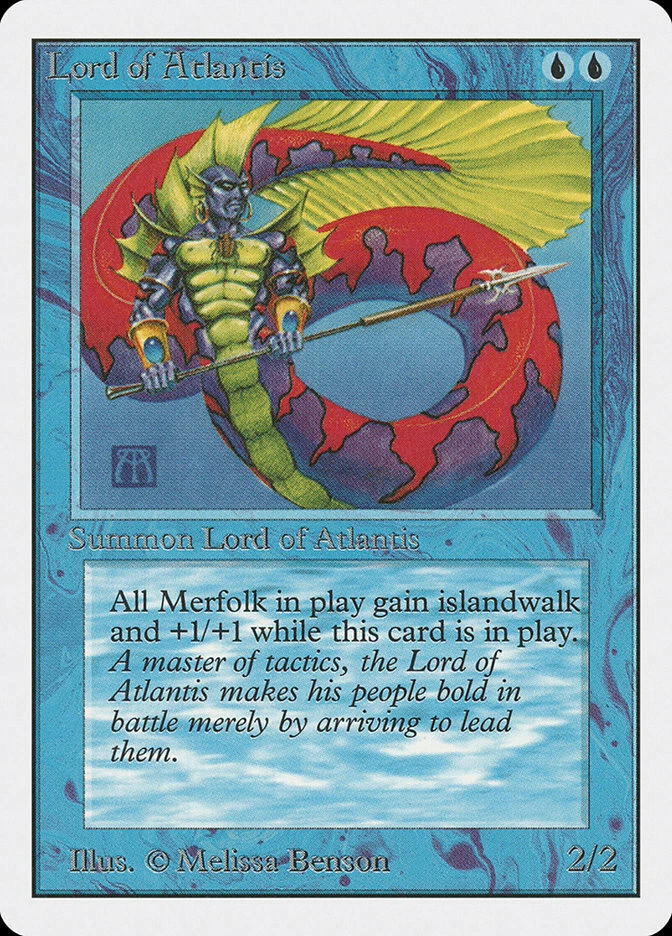 Lord of Atlantis X (1) Unliimiited   - VG/EX - 4RCards - Image 1 of 1