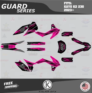 Graphics Kit for Kayo K2 230 All Years Guard - MAGENTA - Bild 1 von 6