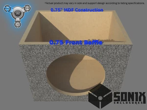 FASE 1 - SUBWOOFER SIGILLATO CUSTODIA MDF PER SUBBOX ALPINE SWR-12 - Foto 1 di 6