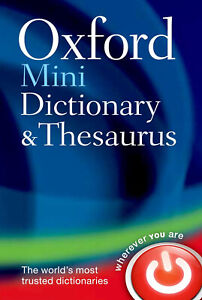 Oxford Mini Dictionary And Thesaurus Pocket Sized