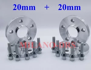 KIT 4 DISTANZIALI RUOTA 20+20mm ALFA ROMEO 159 - BRERA - SPIDER + BULLONI - Imagen 1 de 1