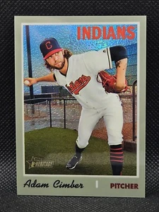 2019 Topps Heritage High # Adam Cimber Chrome Refractor THC-605 /570 Mega Only - Picture 1 of 3