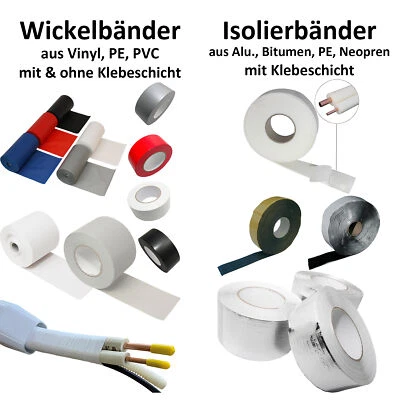 KLIMA-B2B Cinta envolvente cinta aislante cinta adhesiva para conductos de refrigerante aire acondicionado bomba de calor