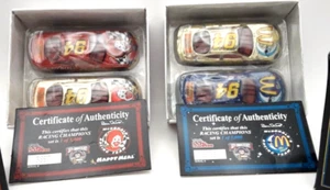 1998 Racing Champions McDonald’s Happy Meal #94 Bill Elliott 2x Car Sets of 2 - Picture 1 of 16