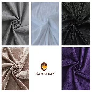 Crushed Velvet Shiny Fabric Extra Wide 152cm Craft Stretch Material 300gsm - Picture 1 of 6