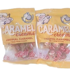 2 sacchetti Goetze's Candy Co. Creme al caramello originali 4 oz spedizione gratuita - Foto 1 di 3