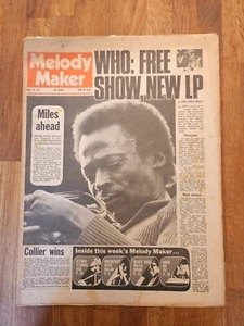 Melody Maker June 26th 1971, The Who Free Show Cover - Imagen 1 de 6
