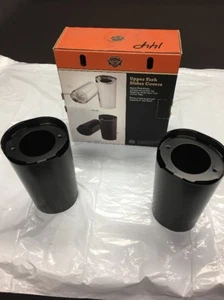 NUEVO HARLEY-DAVIDSON HORQUILLA DELANTERA PLANA NEGRA DESLIZADORES TOURING 45600023 - Imagen 1 de 7