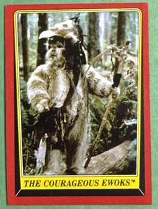 1983 Topps Star Wars Return of the Jedi Trading Card #103 The Courageous Ewoks - Bild 1 von 2